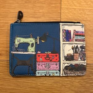 Colorful Sewing-Themed Key & Card Holder